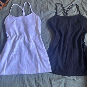 Two Lululemon Tank with Built in Bra